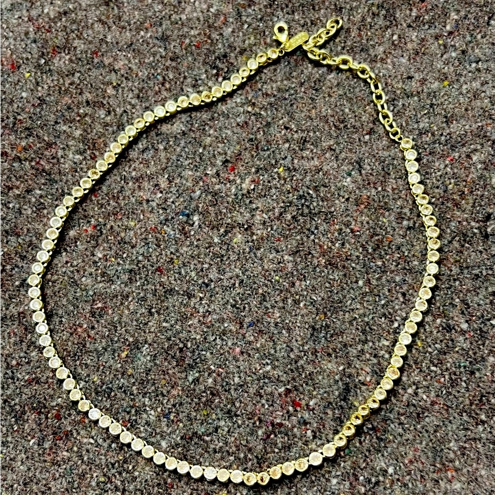 Melinda Maria 15” Gold Baroness necklace